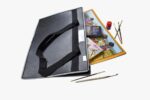 A2 Portfolio Bag – Large Zippered Storage Case for Artists, Architects, & Designers | Durable Polypropylene (PP) File Folder for Artwork, Projects, & Documents | Black - Image 3