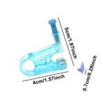 Disposable Ear Piercing Gun Kit for Self Use | Painless Sterile Hand Press Piercing Tool with Pre-Loaded Ear Stud | Safe Device for Earlobe, Tragus & Helix | Men & Women (Pack of 1) - Image 4