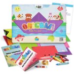GiniMini Origami DIY Craft Kit for Kids 4+ | 20-Sheet Fold, Find & Colour Set with Riddle Scrapbook & Crayons | Creativity & Motor Skills Builder | Ideal Diwali Gift for Children - Image 3