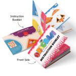 GiniMini Origami DIY Craft Kit for Kids 4+ | 20-Sheet Fold, Find & Colour Set with Riddle Scrapbook & Crayons | Creativity & Motor Skills Builder | Ideal Diwali Gift for Children - Image 4