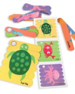 Intelliskills Premium 18 Pcs Animal Names Stick Puzzle for Kids, Wooden Puzzles for 3+ Years, Stick Puzzle Game,Preschool Montessori Educational Toy for Kids,Fun&Interesting Way to Learn,Birthday Gift - Image 3