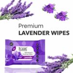 DR.Sasaki Refreshing & Soothing/Cleansing Wipes for Makeup, Face & Body, Lavender Pack of 4. - Image 4