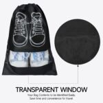 Stylbase Shoe Bag for Travel & Storage Travel Organizer for Women & Men Travel Accessories Shoe Organizer Shoe Bags Pouches Travel Shoe Cover (Pack of 2) - Image 5