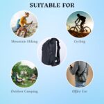 Sling Crossbody Bag for Men Women, Mini Waterproof Backpack Shoulder Daypack Anti-Theft Cross Body Chest Bags With USB Charger Port for Casual Travel Hiking Outdoor Sports - Image 6