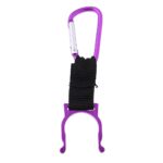 5xMini Water Bottle Carabiner D Ring Fast Hanging Buckle for Riding Purple - Image 7