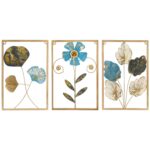 Amazon Brand – Solimo Leaves Metal Wall Decor | Elegant Nature-Inspired Iron Wall Hanging | Sturdy Iron | Wall Hanging | Wall Décor | Easy Installation | 37 x 25 cm Each | Set of 3 - Image 6