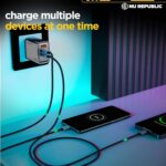 Nu Republic Cybotron 65W GaN Superfast Wall Charger with Type-C to Type-C Cable, 65W Output Compatible with MacBook & Type-C Laptop Charging, iPhone, Samsung, OnePlus, Nothing (Grey) - Image 11