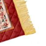 42 x 36 Inch Digital Print Velvet janamaz | Washable Prayer Mat | Maroon Multipurpose Soft Prayer Rug/Aasan for Daily Salah, Janimaz Namaz, Comfortable & Durable for Daily Use - Pack of 1 - Image 8