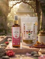 Ubtan Face Pack Powder with Facial Tonic Mist 18- Herbs for Skin Brightening & Tan Removal | Deep Cleansing, Anti-Blemish & Detan | Suitable for All Skin Types (100g) (UBTAN FACEPACK COMBO) - Image 3
