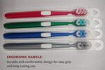 SPIREX 6 Pieces Toothbrush, 0.01mm Ultra Soft Bristles, Multicolour (Pink, Yellow, Blue, Green) - Image 6