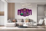 Casa Rica islamic muslim ayatul kursi mashaallah photo frame painting wall hanging for wall 18"x 30" inch set of 5 mdf laser cut (FGA 017) - Image 6