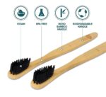 Natural Clean Bamboo Toothbrush for Adults | Natural & Eco Friendly Manual Toothbrush | Ultra Soft Bristles with Activated Charcoal | Gentle on Sensitive Gum Care (4) - Image 8