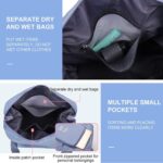 Foldable Travel Duffel Bag, Large Capacity Folding Travel Bag, Travel Lightweight Waterproof Carry Luggage Bag Travel Duffel Bag, Large Capacity Travel Bag, Lightweight, Waterproof. - Image 4