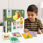 Mini Leaves Wooden National Symbols Puzzle for Kids | 4-Piece Educational Jigsaw for 2-5 Years | Learning Toy for Preschool Boys & Girls | Early Brain Development Puzzle - Image 3