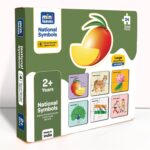 Mini Leaves Wooden National Symbols Puzzle for Kids | 4-Piece Educational Jigsaw for 2-5 Years | Learning Toy for Preschool Boys & Girls | Early Brain Development Puzzle - Image 9