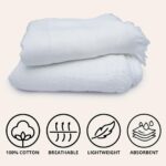 SweetNeedle Ihram Ehram Ahram Gift Value Pack for Men. Hajj and Umrah White - Natural 100% Pure Combed Cotton Towels - Image 7