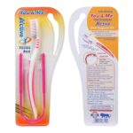 YOU & ME Adult Active Soft Bristles Manual Toothbrush With Dual Action Tongue Cleaner-Oral Hygiene Kit, Perfect Combo For Family, Multicolor (Pack Of 6) - Image 6