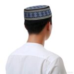 TINAYAUE Men Muslim Prayer Topi Hat Saudi Adult Islamic Worship Headwear Eid Ramadan Kufi Hat Mosque Madrassa Egyptian Hat - Image 4