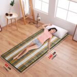 Natural Madurkathi Handcrafted Black Rectangular Chatai Mats/Yoga Mat/Prayer Mat/Floor Mat for Home, Office, Boutiques, Shops | Sleeping Mat for Floor, 6 X 2 Feet (Green) - Image 3