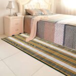 Natural Madurkathi Handcrafted Black Rectangular Chatai Mats/Yoga Mat/Prayer Mat/Floor Mat for Home, Office, Boutiques, Shops | Sleeping Mat for Floor, 6 X 2 Feet (Green) - Image 5