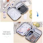 Travel Mini First Aid Kit Pouch Medicine Storage Bag Organiser Portable Survival Kit for Home,Office,Travel,Car,Rescue Clinical,Outdoor Camping,Sport,Hiking Emergency (Blue, Pack of 1) - Image 7