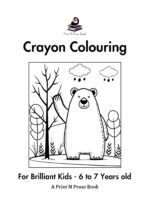 Crayon Colouring Book for Brilliant Kids 6 to 7 Years Old | Coloring Activity Book for Kids | Birthday Gifts for Kids, Boys & Girls | Beautiful Nature Coloring | Scenery - Image 4