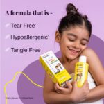 Bare Anatomy Junior Gentle Cleansing Shampoo For Kids from 1-12 Years | Tear-Free & Hypoallergenic pH 5.5 | Coconut Milk Protein, Almond Oil, Vitamin E & Strawberry | SLS & Paraben Free | Vegan -250ml - Image 4