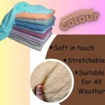 Hijab Gift Box Hamper Combo of 5 for Women & Girls Muna satin Gold,Crinkle Cotton 1(Assorted Colour),Sleeve Extender1,Hijab Cap1,Hijab Pins 6 Best Islamic Wedding, Nikkah, Umrah, Eid, Ramadan Gift - Image 5