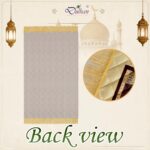 42 x 36 Inch Digital Print Velvet janamaz | Washable Prayer Mat | Brown Multipurpose Prayer Rug/Aasan for Daily Salah, Janimaz Namaz, Comfortable & Durable Janamaz for Daily Use - Pack of 1 - Image 7