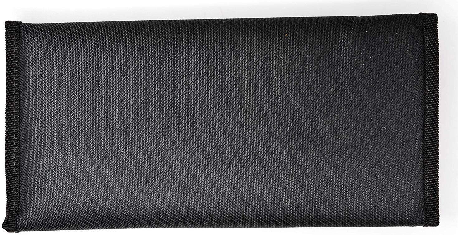 Anicca Collections Nylon Multipurpose Expanding Cheque Book Holder Multi Pocket Travel Organizer Document Bag for Small Accessories Set of 3 Multicolor - Image 3