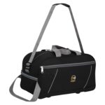 45L Trolley Duffel Bag Travel Luggage for Travelling Men & Women Cabin Travel Bag in Black Polyester - Image 9