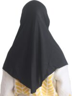 Girls' One-Piece Hijab Scarf, Ready to Wear, Soft Breathable Material - Image 4