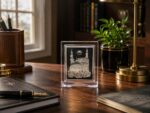 Makka Madina Silver Plated Acrylic Frame with Crystal Clear Stand Islamic Home Decor Showpiece for Car Dashboard Office Table Muslim Gift - Image 4