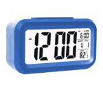 Casa Copenhagen Digital Alarm Plastic Clock Table Clock for Students, Home, Office, Corporate with Automatic Sensor, Date & Temperature - Blue, 6.5 * 3.7 Cm - Image 3