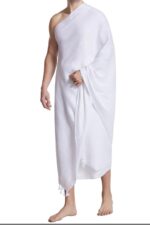RBLISS CG Ehram Ihram Ahram Men's Hajj Umrah Pilgrimage Towels Muslim Towel Cotton (White) - Image 6