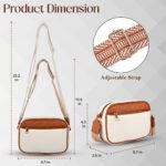 TS WITH TECHSUN Women's Crossbody Sling Bag, Ladies Stylish Purse, Faux Leather Waterproof Messenger Bag, Adjustable Shoulder Strap, Suitable For Travel, Shopping, Etc. - Image 3