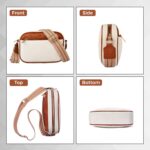 TS WITH TECHSUN Women's Crossbody Sling Bag, Ladies Stylish Purse, Faux Leather Waterproof Messenger Bag, Adjustable Shoulder Strap, Suitable For Travel, Shopping, Etc. - Image 5