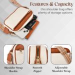 TS WITH TECHSUN Women's Crossbody Sling Bag, Ladies Stylish Purse, Faux Leather Waterproof Messenger Bag, Adjustable Shoulder Strap, Suitable For Travel, Shopping, Etc. - Image 6