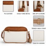 TS WITH TECHSUN Women's Crossbody Sling Bag, Ladies Stylish Purse, Faux Leather Waterproof Messenger Bag, Adjustable Shoulder Strap, Suitable For Travel, Shopping, Etc. - Image 8
