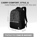 School bag for boys backpack Laptop Backpack Men & Women | For School, Office & Travel Daily Use Stylish Boys Girls Backbencher Bag | 5 Pockets 2 Hidden Pocket Black -37X4X52 - Image 3