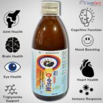 Omega-3 Syrup for Kids 150 ml | Veg Source | Support Cognitive Development and Immunity | improve Brain & Memory Function | High Strength EPA & DHA with Vitamin A and D3 Concentration | Mango Flavour | No Added Sugar, No Preservatives (All Age Group) - Image 4