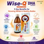 Omega-3 Syrup for Kids 150 ml | Veg Source | Support Cognitive Development and Immunity | improve Brain & Memory Function | High Strength EPA & DHA with Vitamin A and D3 Concentration | Mango Flavour | No Added Sugar, No Preservatives (All Age Group) - Image 5