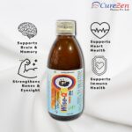 Omega-3 Syrup for Kids 150 ml | Veg Source | Support Cognitive Development and Immunity | improve Brain & Memory Function | High Strength EPA & DHA with Vitamin A and D3 Concentration | Mango Flavour | No Added Sugar, No Preservatives (All Age Group) - Image 6