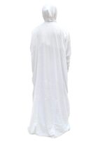 Barakath Muslim Women's Viscose Prayer Dress Abaya Ihram Set for Hajj Umrah (110019; White; Free Size) - Image 5