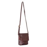 Full-Grain Leather Chest Pack | Ergonomic Teardrop Sling Bag for Men | Anti-Theft Urban Body Bag with Adjustable Padded Strap (Chocolate) | Ultra Slim - Image 7