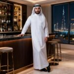 Men's Thobe Muslim Clothes Long Sleeve Middle East Saudi Kaftan Islamic Abaya Dubai Arab Robe - Image 4