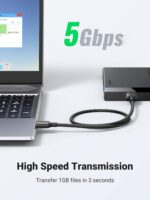 UGREEN Micro USB 3.0 Cable Type A to Micro B Male Hard Drive Cord 5Gbps Data Sync and Charging Wire Compatible with Galaxy S5, Note 3, HDD, WD My Passport/Elements Drives 1M - Image 3