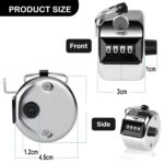 Digital Tally Counter Finger Ring | Electronic LCD Tasbeeh & Jap Mala Counter | Portable Handheld Digit Clicker Machine for Meditation, Sports | Multicolor valamji (Metal, Pack of 1) - Image 3