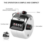 Digital Tally Counter Finger Ring | Electronic LCD Tasbeeh & Jap Mala Counter | Portable Handheld Digit Clicker Machine for Meditation, Sports | Multicolor valamji (Metal, Pack of 1) - Image 5