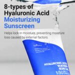 Isntree Hyaluronic Acid Watery Sun Gel Spf 50+ Pa++++ 1.69 Fl Oz,8 Types Of Hyaluronic Acid,Strong Protection Against Uva And Uvb Rays,No White Cast,Reef-Safe,Non-Nano Sunscreen For All Skin Type - Image 6